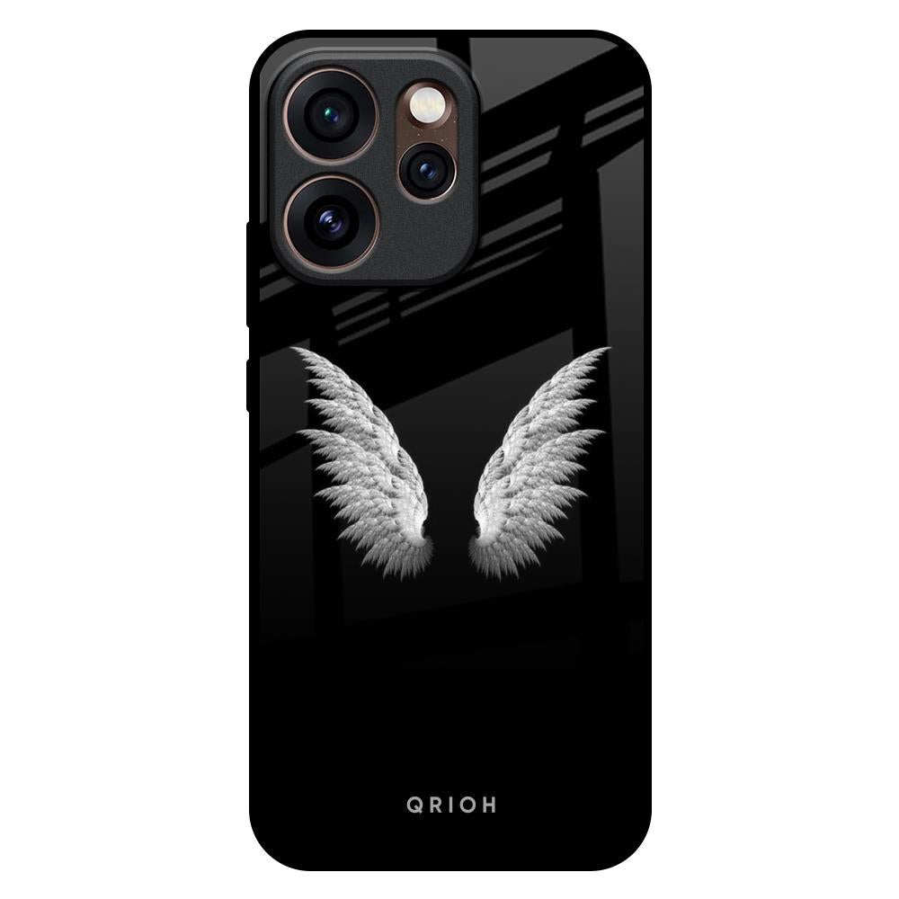 White Angel Wings Oppo Reno15 Pro Mini 5G Glass Back Cover Online