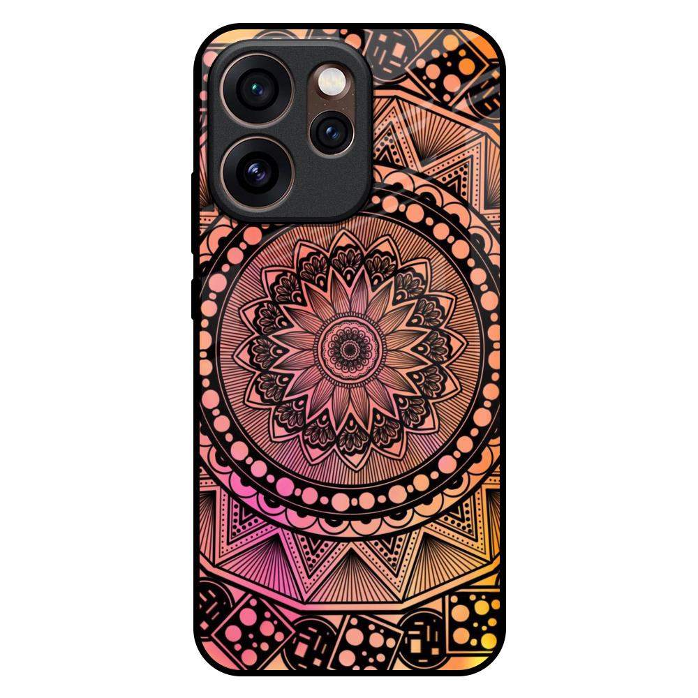 Floral Mandala Oppo Reno15 Pro Mini 5G Glass Back Cover Online