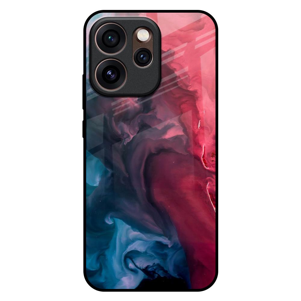 Blue & Red Smoke Oppo Reno15 Pro Mini 5G Glass Back Cover Online