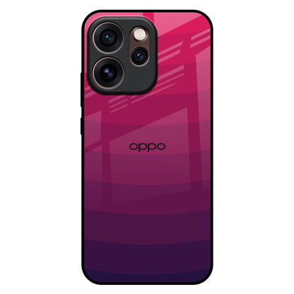 Wavy Pink Pattern Oppo Reno15 Pro Mini 5G Glass Back Cover Online