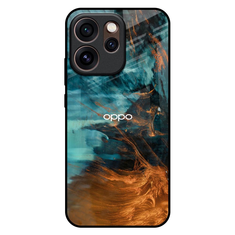 Golden Splash Oppo Reno15 Pro Mini 5G Glass Back Cover Online