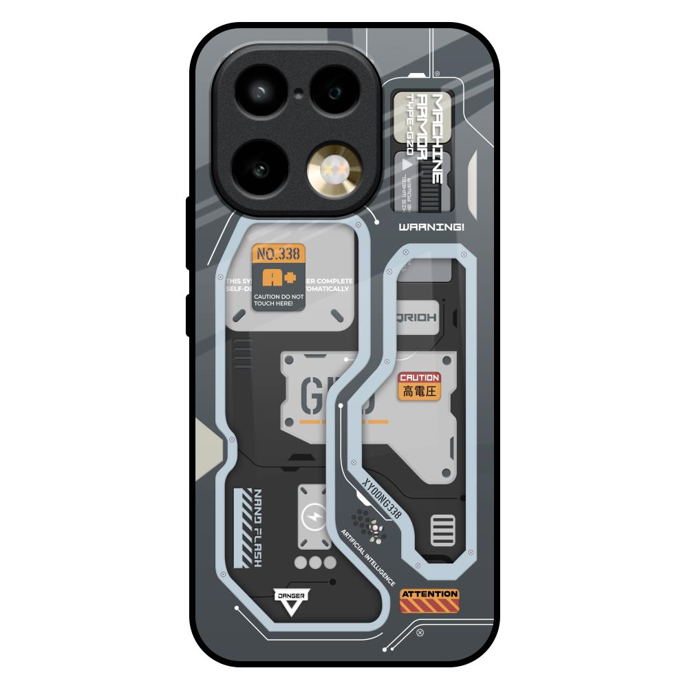 Retro Futuristic Realme 16 Pro 5G Glass Back Cover Online