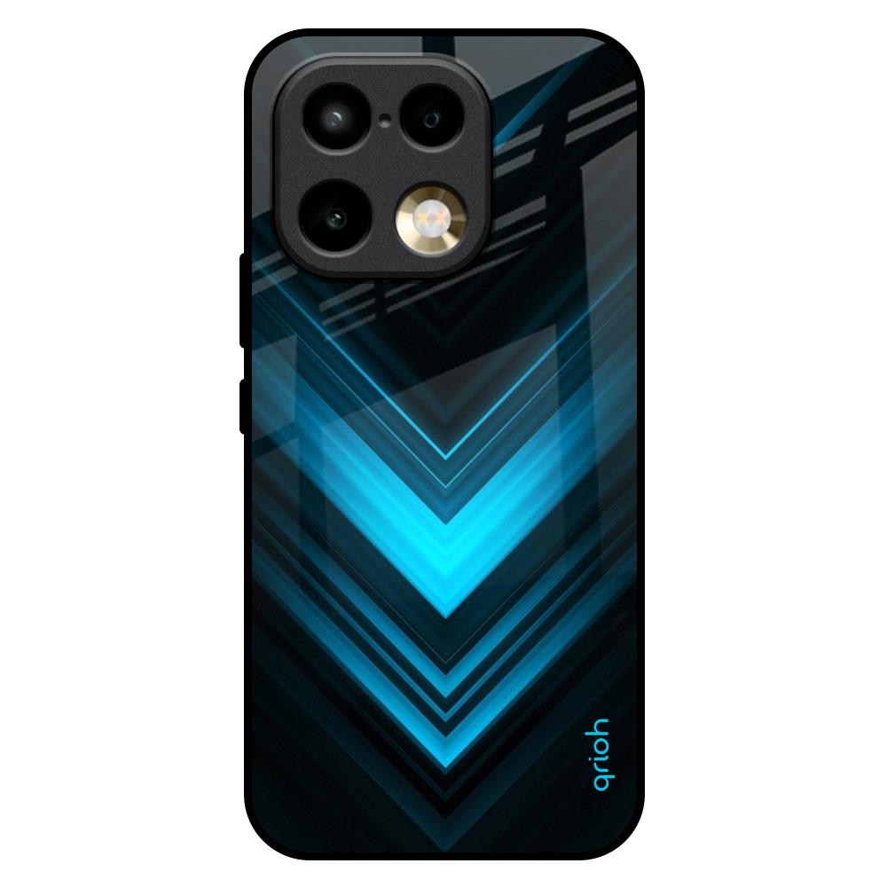 Vertical Blue Arrow Realme 16 Pro 5G Glass Back Cover Online