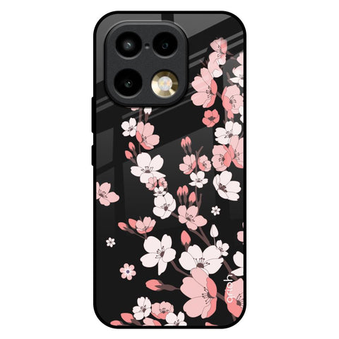 Black Cherry Blossom Realme 16 Pro 5G Glass Back Cover Online