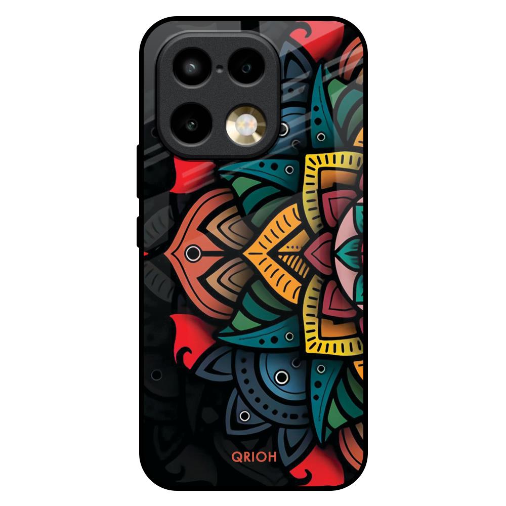 Retro Gorgeous Flower Realme 16 Pro 5G Glass Back Cover Online