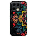 Retro Gorgeous Flower Realme 16 Pro 5G Glass Back Cover Online
