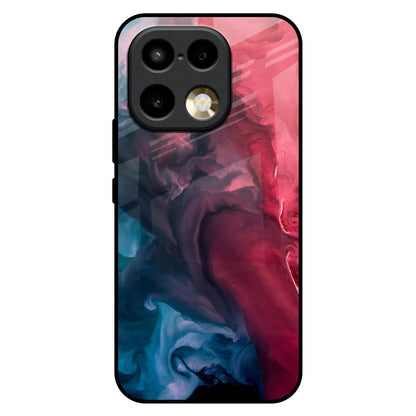 Blue & Red Smoke Realme 16 Pro 5G Glass Back Cover Online