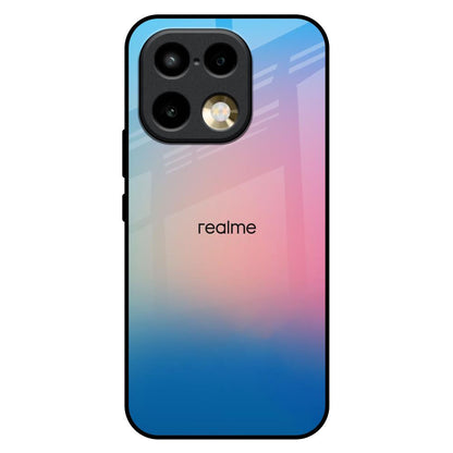 Blue & Pink Ombre Realme 16 Pro 5G Glass Back Cover Online