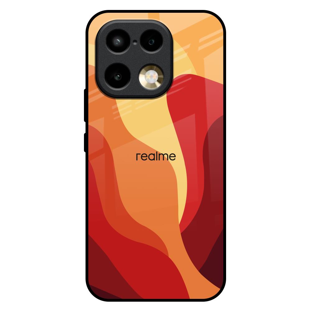 Magma Color Pattern Realme 16 Pro 5G Glass Back Cover Online