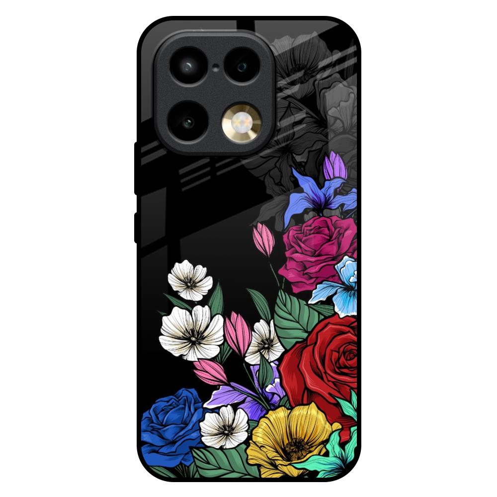 Rose Flower Bunch Art Realme 16 Pro Plus 5G Glass Back Cover Online