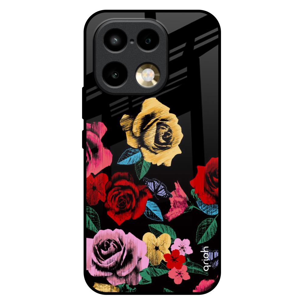 Floral Decorative Realme 16 Pro Plus 5G Glass Back Cover Online