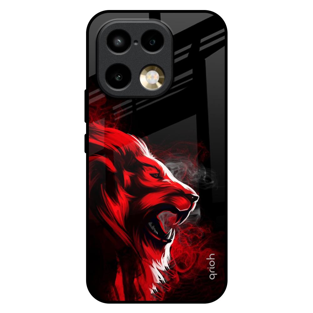 Red Angry Lion Realme 16 Pro Plus 5G Glass Back Cover Online