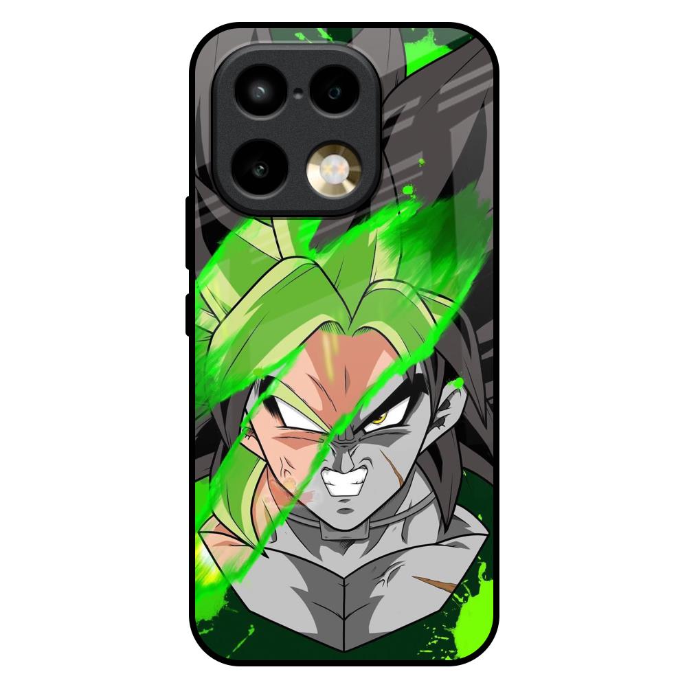 Anime Green Splash Realme 16 Pro Plus 5G Glass Back Cover Online