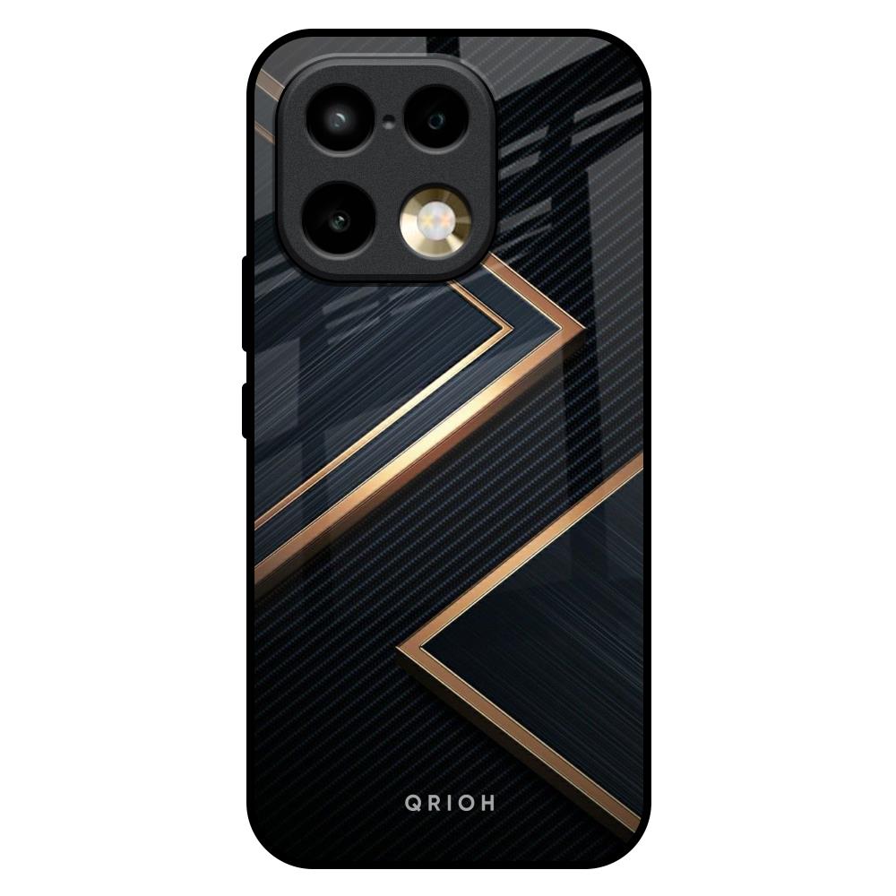 Sleek Golden & Navy Realme 16 Pro Plus 5G Glass Back Cover Online