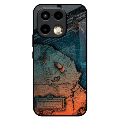 Geographical Map Realme 16 Pro Plus 5G Glass Back Cover Online