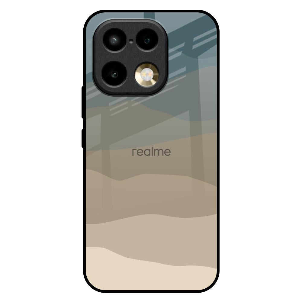 Abstract Mountain Pattern Realme 16 Pro Plus 5G Glass Back Cover Online