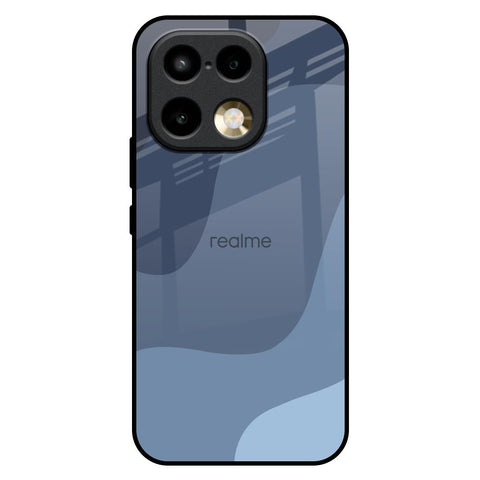 Navy Blue Ombre Realme 16 Pro Plus 5G Glass Back Cover Online