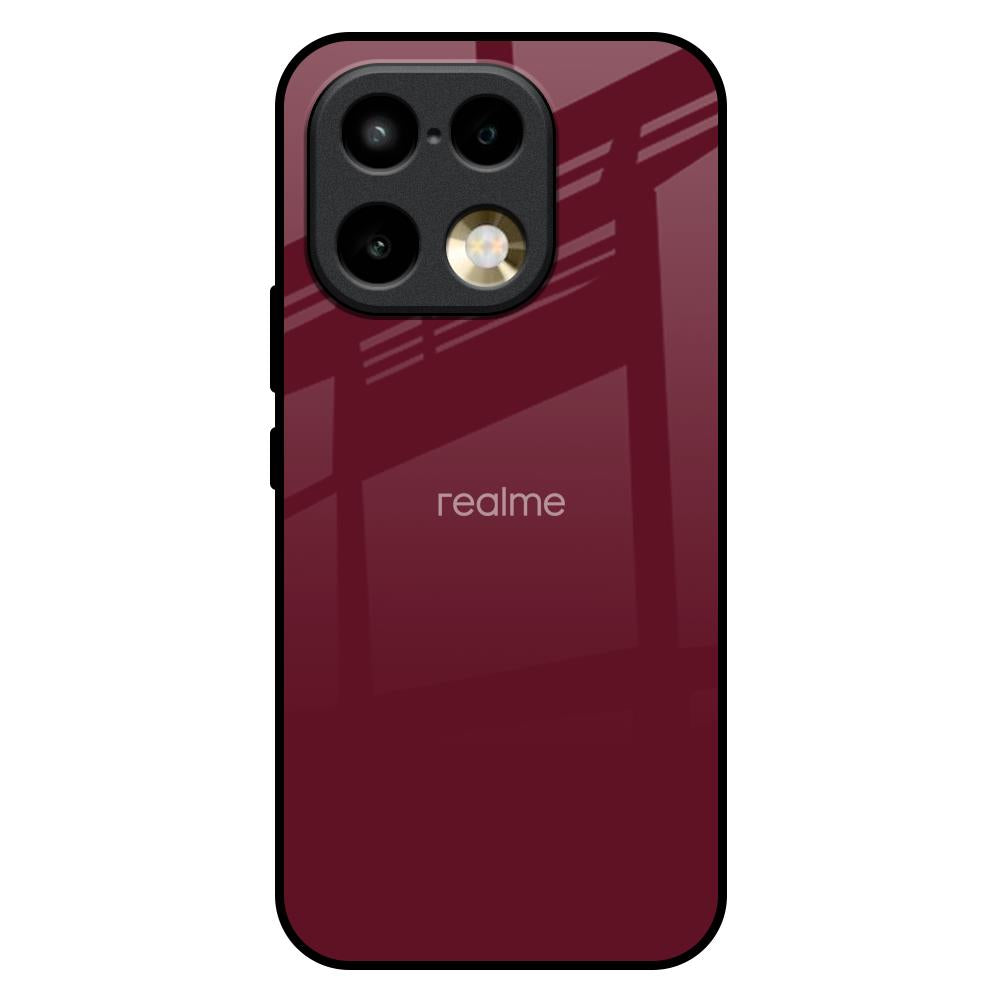 Classic Burgundy Realme 16 Pro Plus 5G Glass Back Cover Online