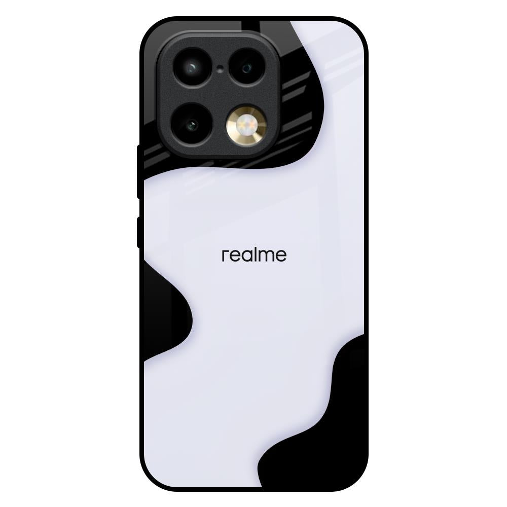 Wheat Cream Wavy Realme 16 Pro Plus 5G Glass Back Cover Online