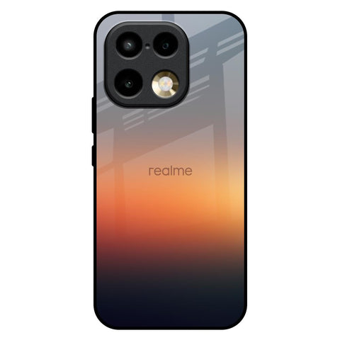 Aesthetic Orange Realme 16 Pro Plus 5G Glass Back Cover Online