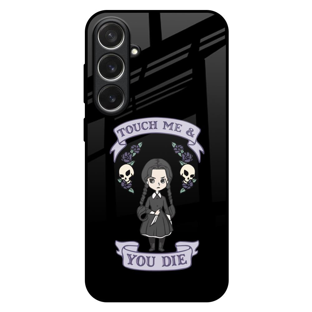 Touch Me & You Die Samsung Galaxy S26 5G Glass Back Cover Online