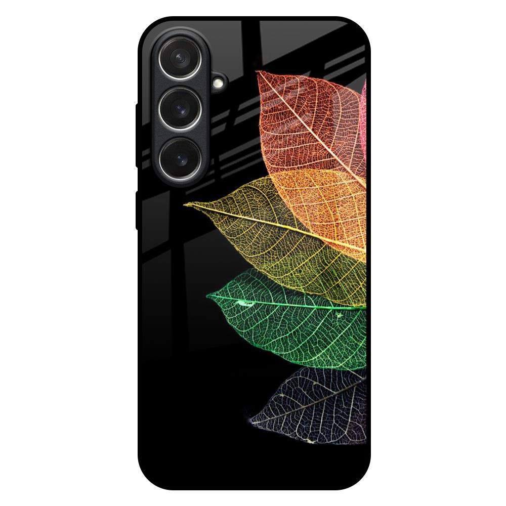 Colorful Leaves Samsung Galaxy S26 5G Glass Back Cover Online