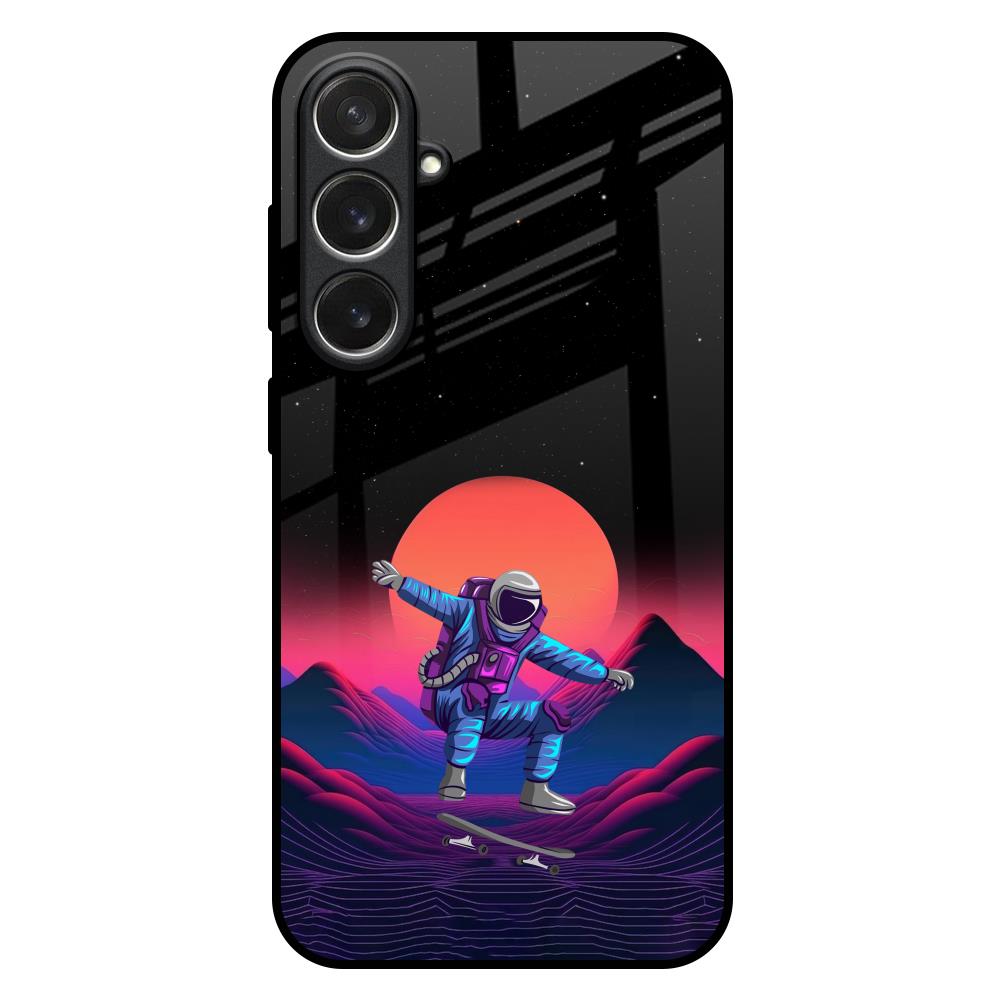 Retro Astronaut Samsung Galaxy S26 5G Glass Back Cover Online