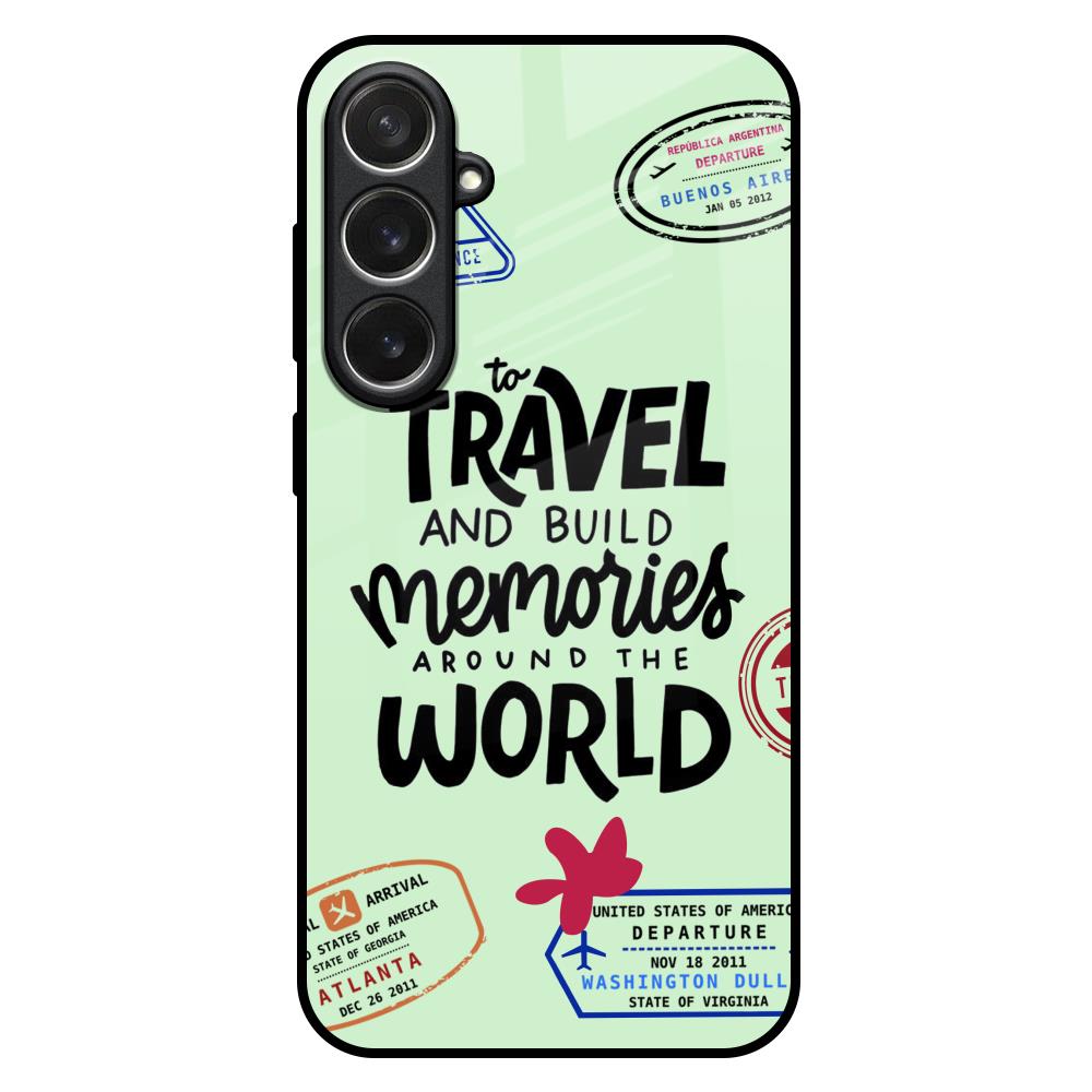 Travel Stamps Samsung Galaxy S26 5G Glass Back Cover Online