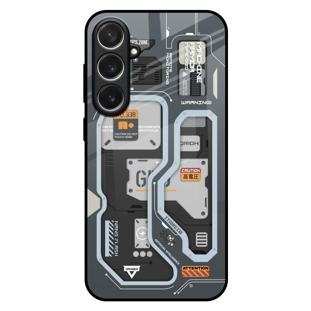 Retro Futuristic Samsung Galaxy S26 5G Glass Back Cover Online
