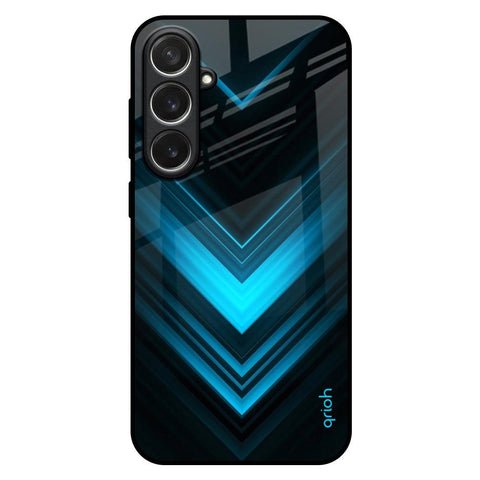 Vertical Blue Arrow Samsung Galaxy S26 5G Glass Back Cover Online