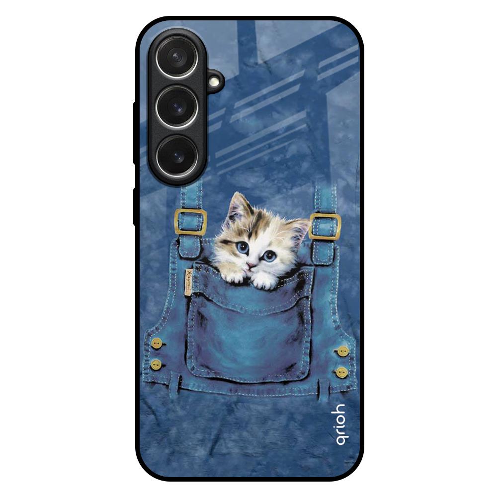 Kitty In Pocket Samsung Galaxy S26 5G Glass Back Cover Online