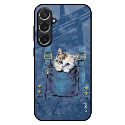 Kitty In Pocket Samsung Galaxy S26 5G Glass Back Cover Online
