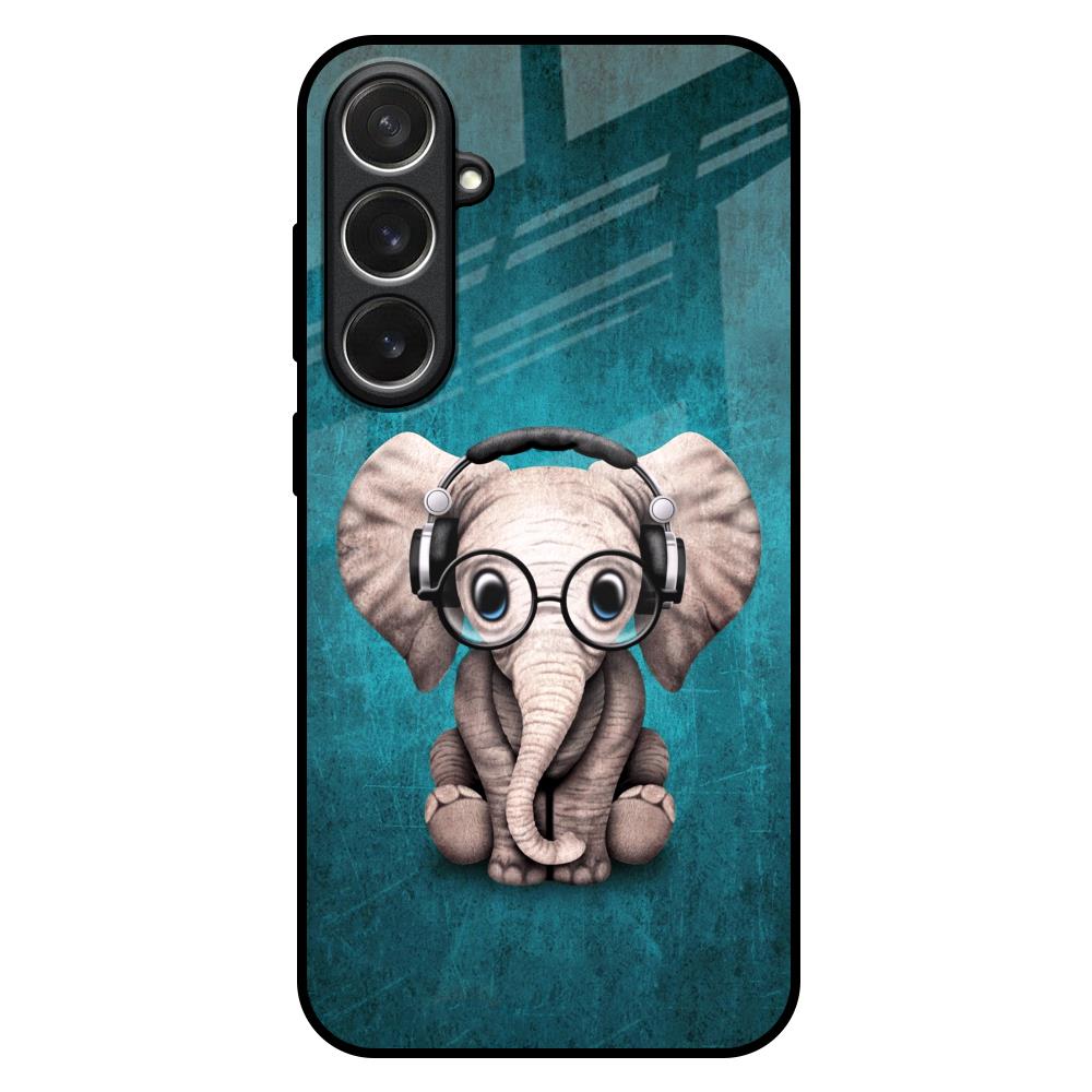 Adorable Baby Elephant Samsung Galaxy S26 5G Glass Back Cover Online