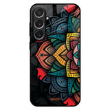 Retro Gorgeous Flower Samsung Galaxy S26 5G Glass Back Cover Online