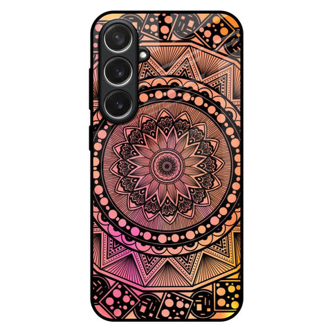 Floral Mandala Samsung Galaxy S26 5G Glass Back Cover Online