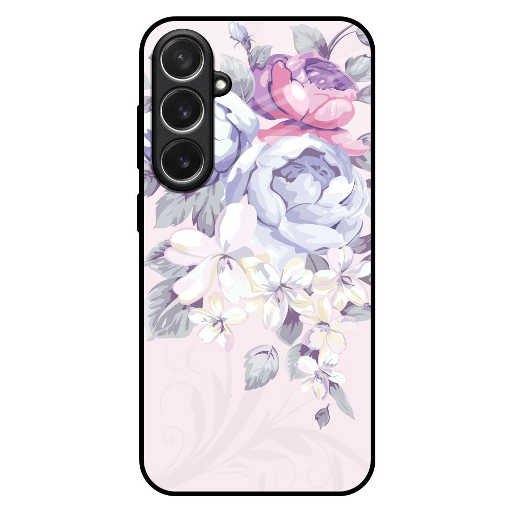 Elegant Floral Samsung Galaxy S26 5G Glass Back Cover Online