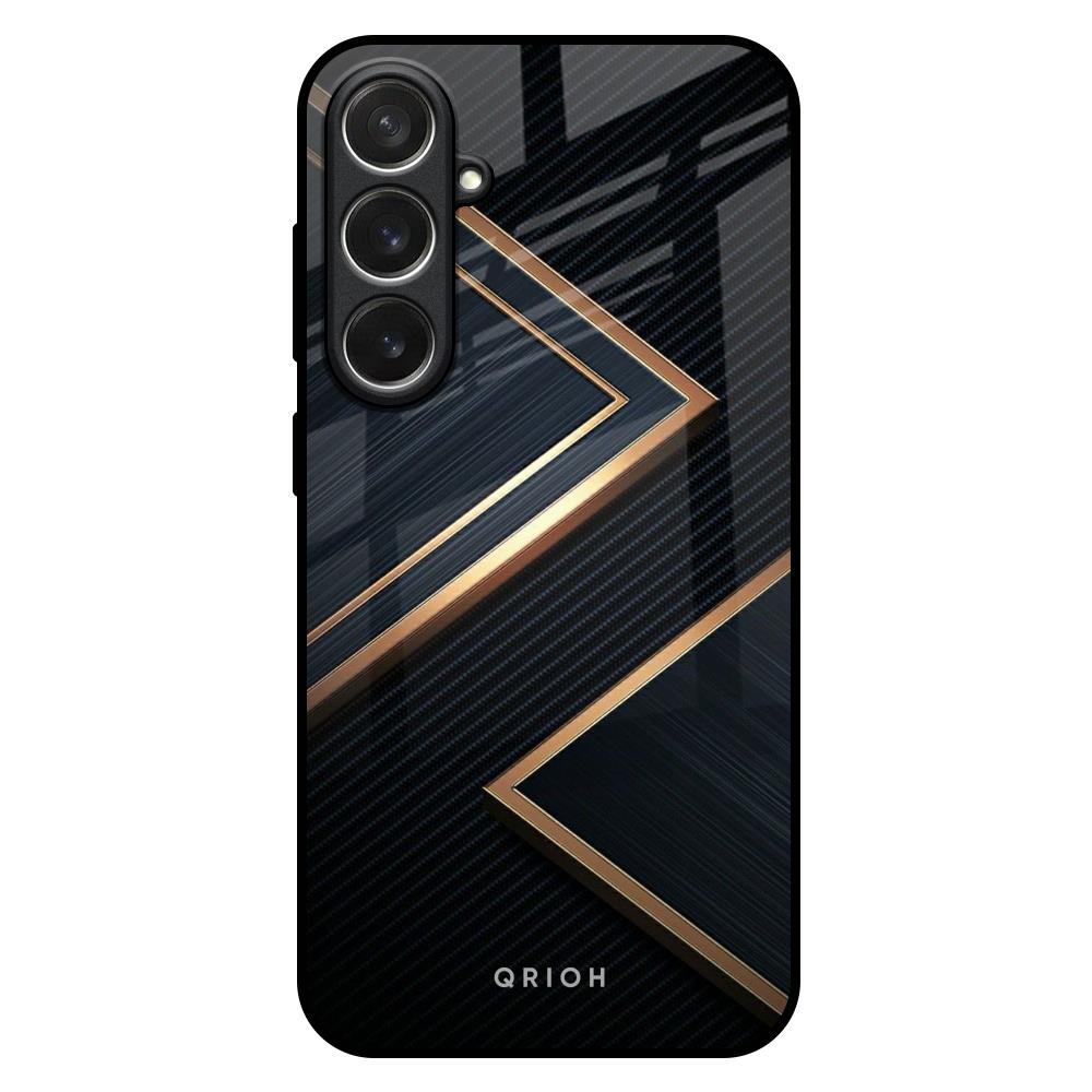 Sleek Golden & Navy Samsung Galaxy S26 5G Glass Back Cover Online