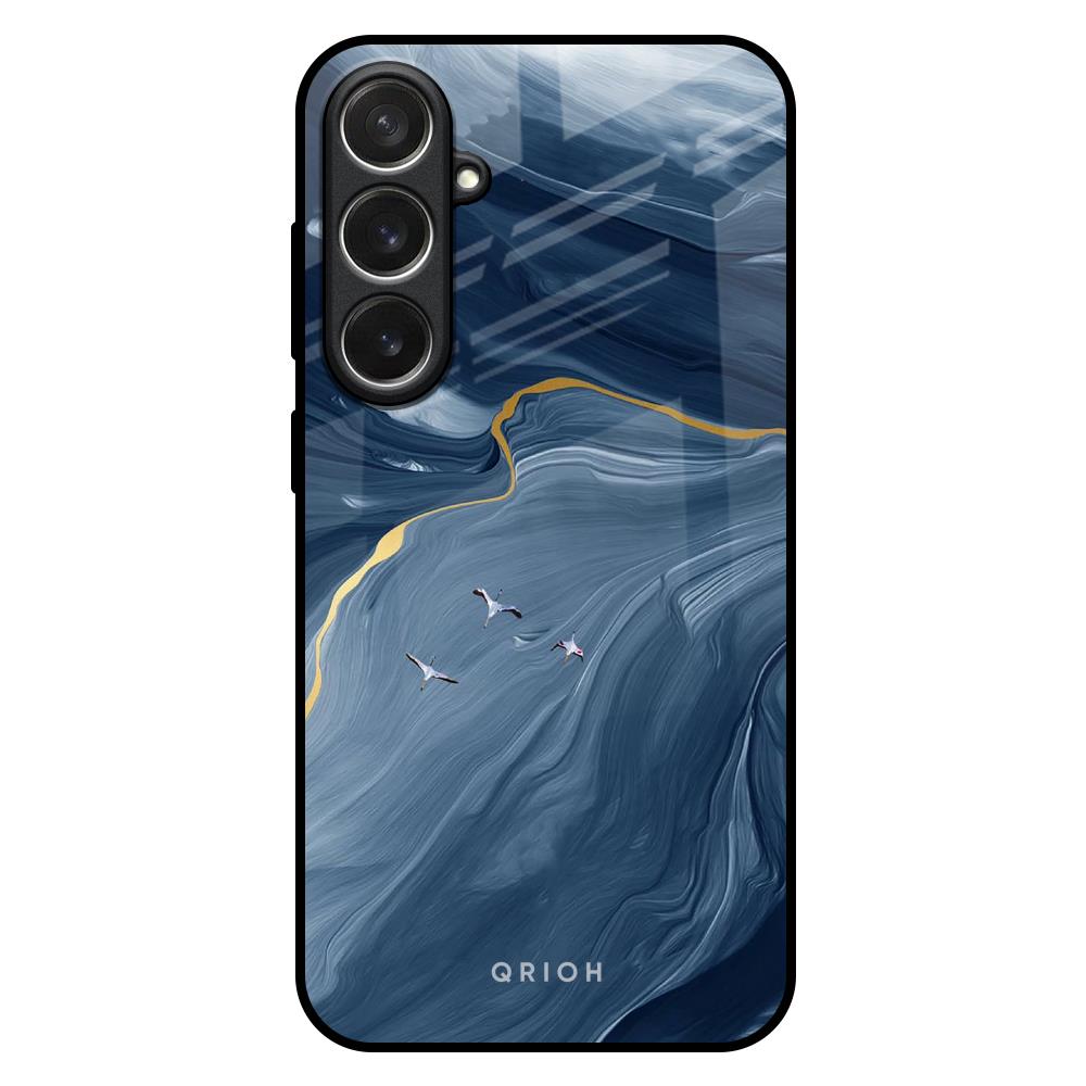 Deep Ocean Marble Samsung Galaxy S26 5G Glass Back Cover Online