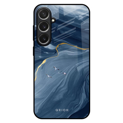 Deep Ocean Marble Samsung Galaxy S26 5G Glass Back Cover Online