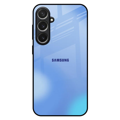 Vibrant Blue Texture Samsung Galaxy S26 5G Glass Back Cover Online