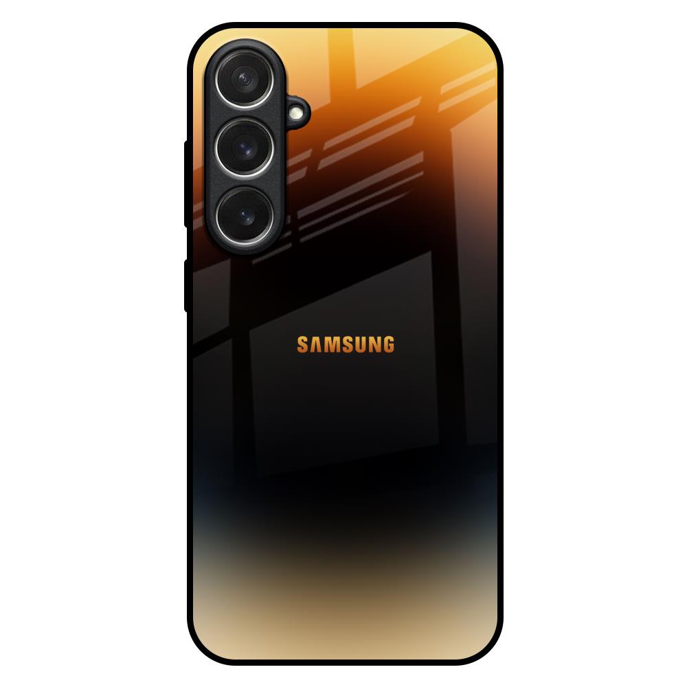Grainy Yellow Samsung Galaxy S26 5G Glass Back Cover Online