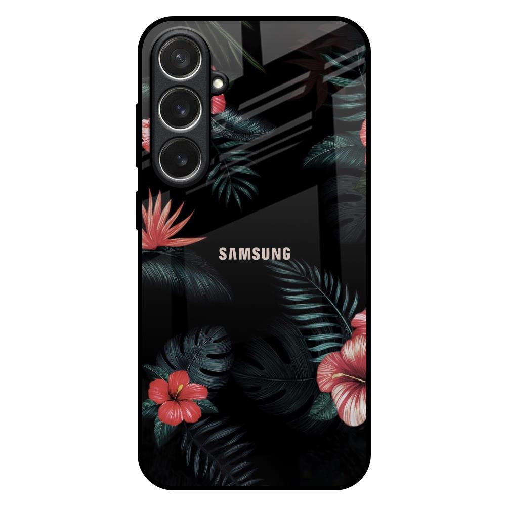 Tropical Art Flower Samsung Galaxy S26 5G Glass Back Cover Online