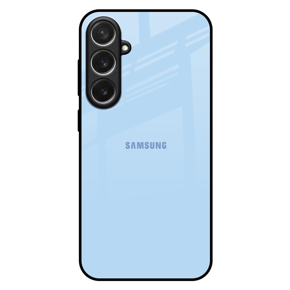 Pastel Sky Blue Samsung Galaxy S26 5G Glass Back Cover Online