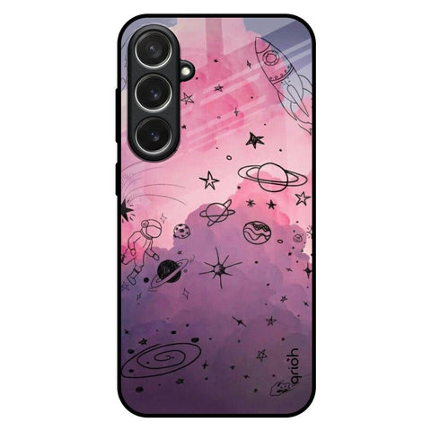 Space Doodles Samsung Galaxy S26 Plus 5G Glass Back Cover Online