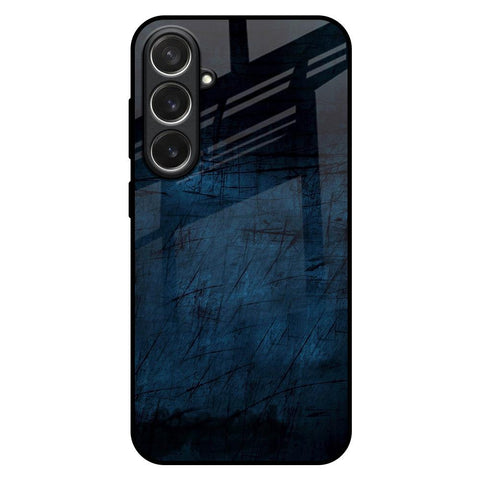 Dark Blue Grunge Samsung Galaxy S26 Plus 5G Glass Back Cover Online