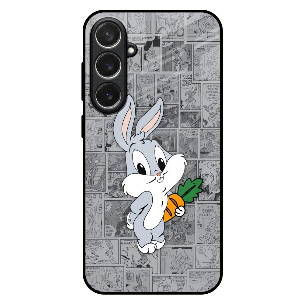 Cute Baby Bunny Samsung Galaxy S26 Plus 5G Glass Back Cover Online