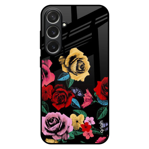 Floral Decorative Samsung Galaxy S26 Plus 5G Glass Back Cover Online