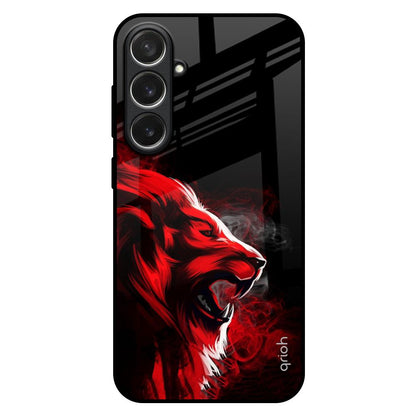 Red Angry Lion Samsung Galaxy S26 Plus 5G Glass Back Cover Online