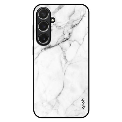 Modern White Marble Samsung Galaxy S26 Plus 5G Glass Back Cover Online