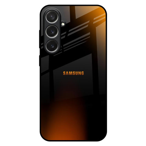 Orange Black Fusion Samsung Galaxy S26 Plus 5G Glass Back Cover Online